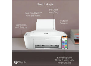 HP DESKJET 2710E ALL-IN-ONE HP+ ENABLED WIRELESS COLOUR PRINTER WITH 6 MONTHS INSTANT INK