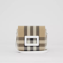 Load image into Gallery viewer, Check Cotton Crossbody Bag
