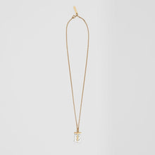 Load image into Gallery viewer, Gold and Palladium-plated Monogram Motif Necklace
