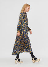 Load image into Gallery viewer, Fern Floral Print Drawstring Maxi Dress
