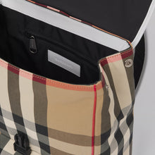 Load image into Gallery viewer, Vintage Check Cotton Backpack
