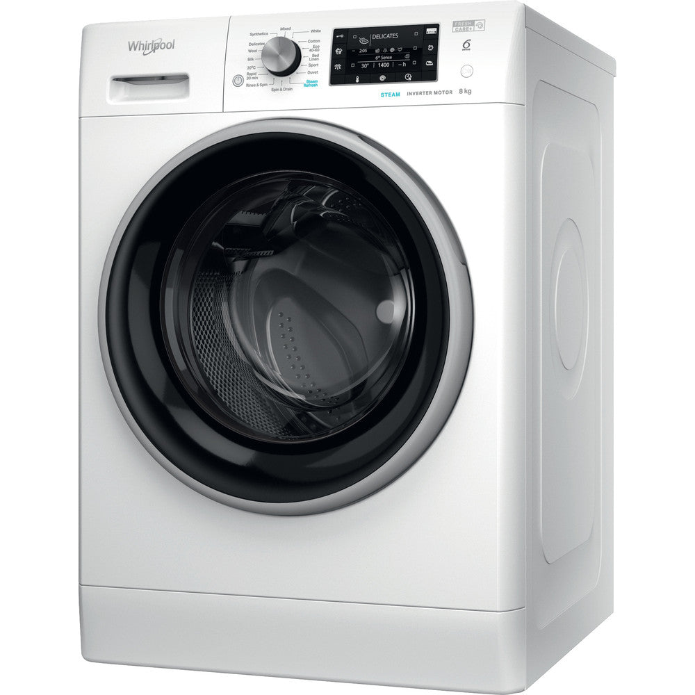 Whirlpool FreshCare Washing Machine 8kg 1400rpm - White