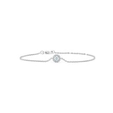 Load image into Gallery viewer, Aura round brilliant diamond bracelet 18 cm
