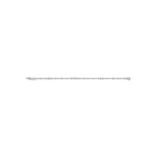 Load image into Gallery viewer, Arpeggia one line bracelet in white gold
