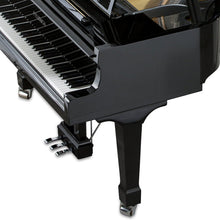 Load image into Gallery viewer, Feurich 218 Concert I Silent Grand Piano; Polished Black with Chrome Fittings
