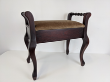 Load image into Gallery viewer, Woodhouse MS401SD Classic Solo Box Piano Stool; Light Rosewood &amp; Dralon Seat
