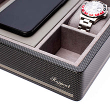 Load image into Gallery viewer, Rapport-Watch Accessories-Wireless Charging Tray Carbon Fibre-
