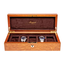 Load image into Gallery viewer, Rapport-Watch Box-Heritage Five Watch box-Burr Walnut
