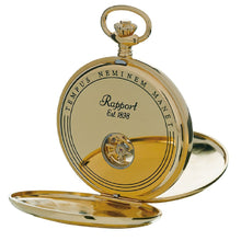 Load image into Gallery viewer, Rapport-Watch Accessories-Full Hunter Gold Plated Pocket Watch 52mm-
