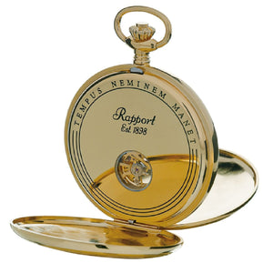 Rapport-Watch Accessories-Full Hunter Gold Plated Pocket Watch 52mm-