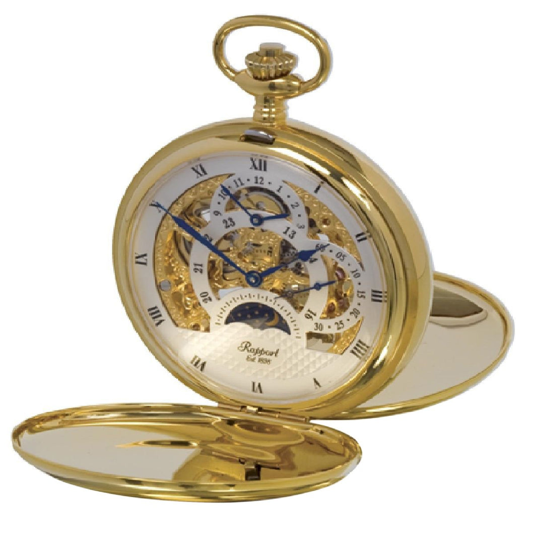 Rapport-Watch Accessories-Double Opening Hunter Pocket Watch-Gold