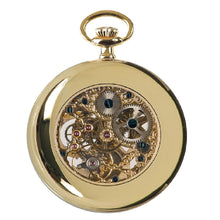 Load image into Gallery viewer, Rapport-Watch Accessories-Open Face Gold Plated Pocket Watch-
