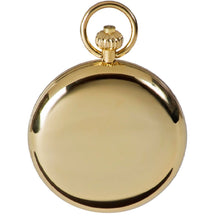Load image into Gallery viewer, Rapport-Watch Accessories-Open Face Gold Plated Pocket Watch 52mm-
