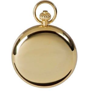 Rapport-Watch Accessories-Open Face Gold Plated Pocket Watch 52mm-