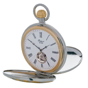 Rapport-Watch Accessories-Double Opening Full Hunter bi-colour Pocket Watch-