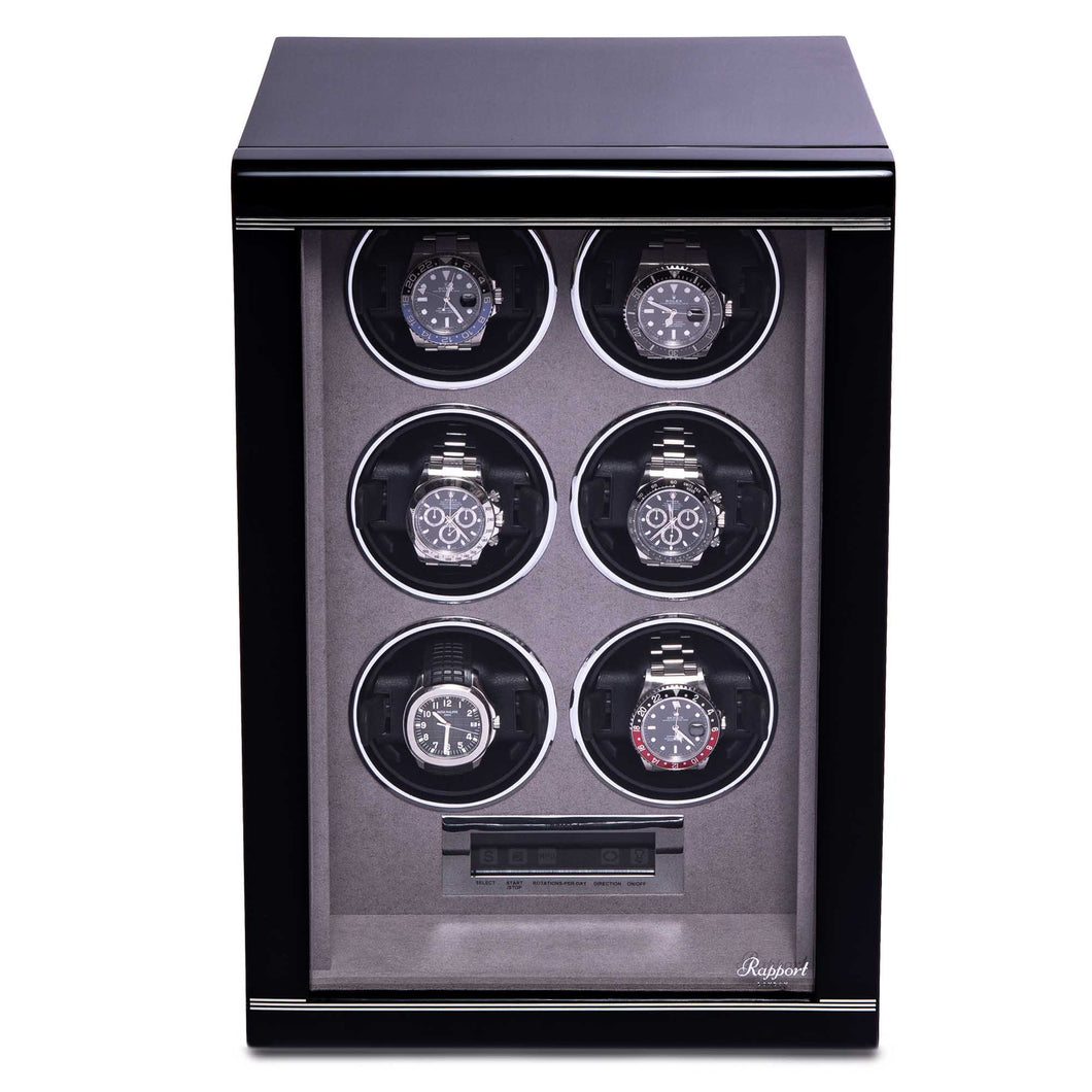 Rapport-Watch Winder-Formula Six Watch Winder-Black
