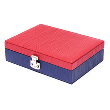 Load image into Gallery viewer, Rapport-Ladies-Red and Blue Jewellery Box-
