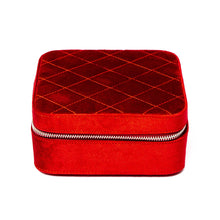 Load image into Gallery viewer, Rapport-Ladies-Marilyn Velvet Jewellery Case-Red
