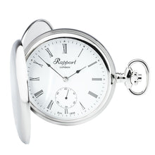 Load image into Gallery viewer, Rapport-Watch Accessories-Mechanical Double Hunter Pocket Watch-Silver
