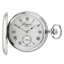 Load image into Gallery viewer, Rapport-Watch Accessories-Mechanical Full Hunter Pocket Watch-Silver
