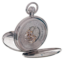 Load image into Gallery viewer, Rapport-Watch Accessories-Mechanical Half Hunter Pocket Watch 50mm-
