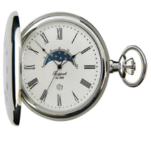 Load image into Gallery viewer, Rapport-Watch Accessories-Half Hunter Pocket Watch-Silver
