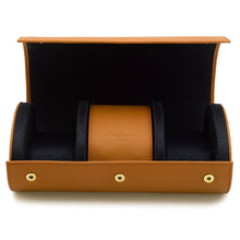 Load image into Gallery viewer, Rapport-Watch Accessories-Hyde Park Three Watch Roll-Tan
