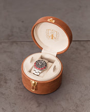 Load image into Gallery viewer, Rapport-Watch Box-Vintage Round Watch Box-
