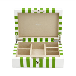 Rapport-Ladies-Maze Jewellery Box-White Green