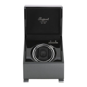 Rapport-Watch Winder-Vogue Mono Watch Winder-Carbon Fibre