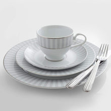 Load image into Gallery viewer, ADRIAN GREY 40 PIECE DINNERWARE SET, SERVICE FOR 8
