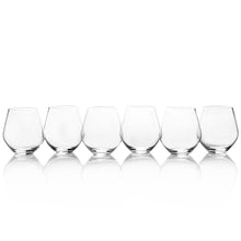Load image into Gallery viewer, GIANNA SET OF 6 ALL PURPOSE STEMLESS WINE GLASSES

