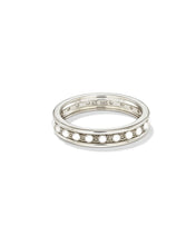 Load image into Gallery viewer, Drew 14k Yellow Gold Band Ring in White Pearl

