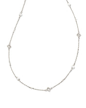 Load image into Gallery viewer, Michelle 14k Yellow Gold Strand Necklace in White Pearl

