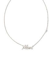 Load image into Gallery viewer, Mom 14k Yellow Gold Pendant Necklace in White Diamonds
