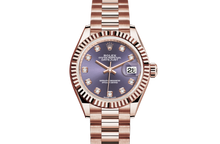 Load image into Gallery viewer, ROLEX Lady-Datejust, Oyster, 28 mm, Everose gold
