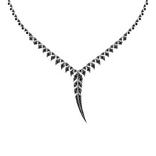 Load image into Gallery viewer, MAGNIPHEASANT PAVÉ LONG NECKLACE
