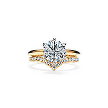 Load image into Gallery viewer, The Tiffany® Setting Engagement Ring in 18k Yellow Gold
